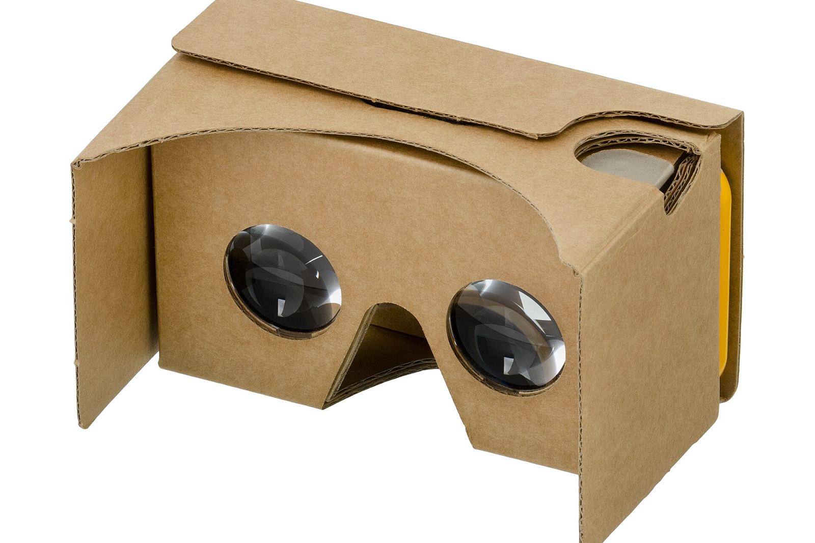 Картонні VR-окуляри Google Cardboard для смартфона з двома лінзами
